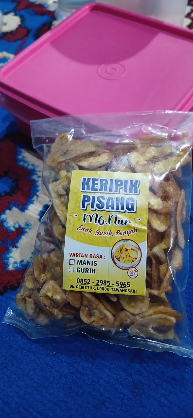 Intip Nasi dan Keripik Pisang
