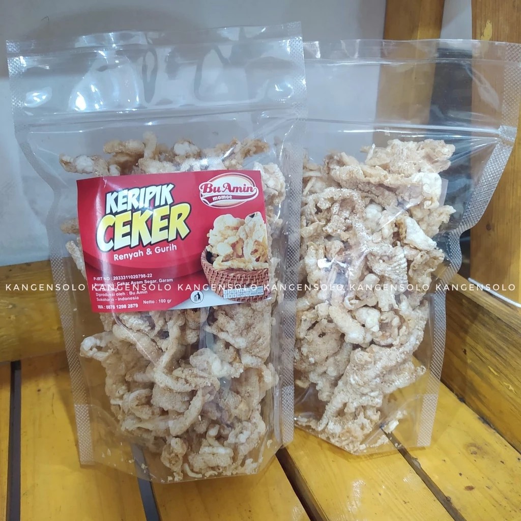 Keripik Ceker, Belut, Usus