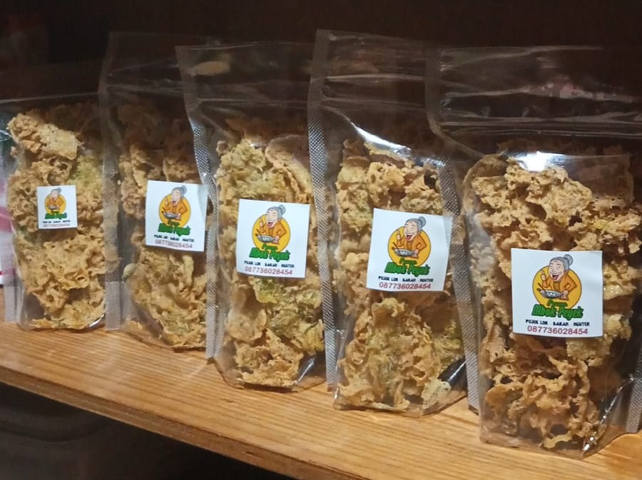 Peyek Bunga Pepaya
